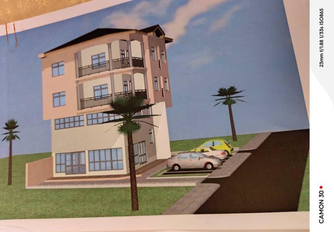 Croquis du Temple Sénat de Douala